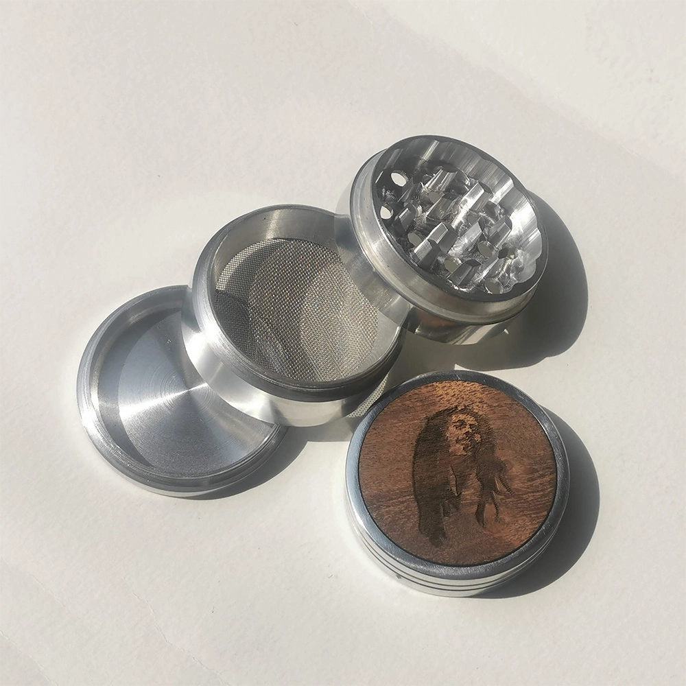 Leaf Glass Bob Marley Portrait Grinder on itshemp.in