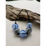 Rustic Horse Earth Blue Spirit Echo- Necklace on itshemp.in