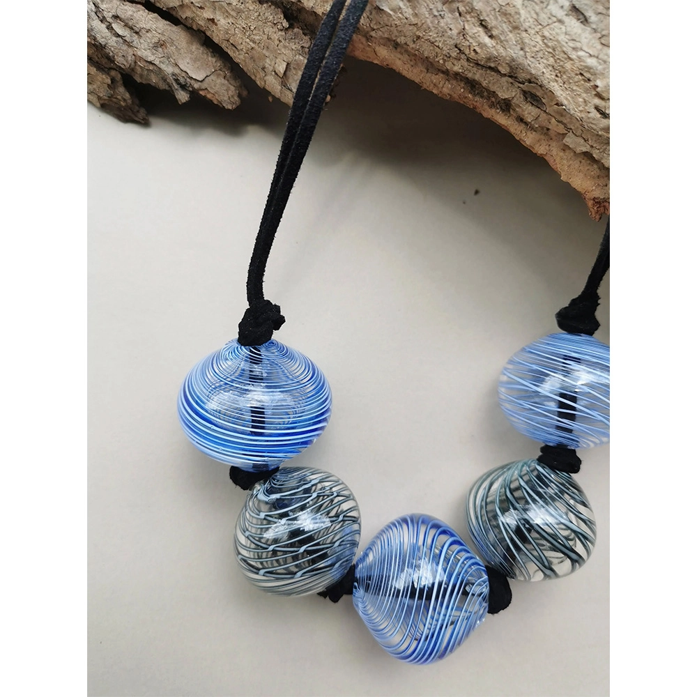 Rustic Horse Earth Blue Spirit Echo- Necklace on itshemp.in