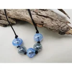 Rustic Horse Earth Blue Spirit Echo- Necklace on itshemp.in