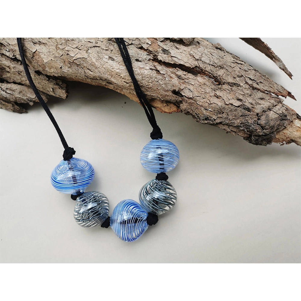 Rustic Horse Earth Blue Spirit Echo- Necklace on itshemp.in