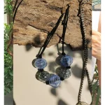 Rustic Horse Earth Blue Spirit Echo- Necklace on itshemp.in