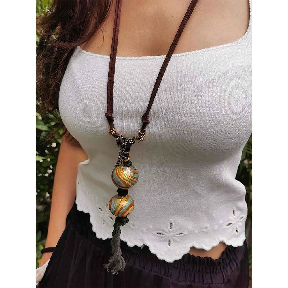 Rustic Horse Boho Earth Spirit Echo- Necklace on itshemp.in