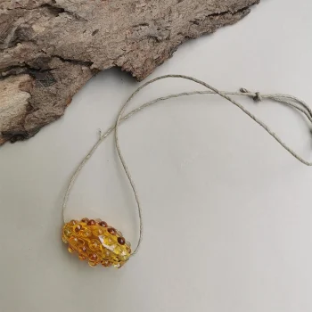 Rustic Horse Earth Series Necklace - Golden Glow on itshemp.in