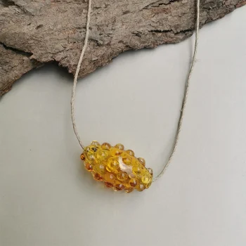 Rustic Horse Earth Series Necklace - Golden Glow on itshemp.in