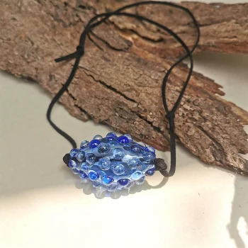 Rustic Horse Earth Series Necklace - Blue Radiance on itshemp.in