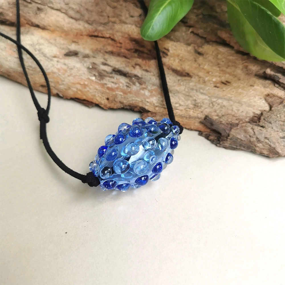 Rustic Horse Earth Series Necklace - Blue Radiance on itshemp.in