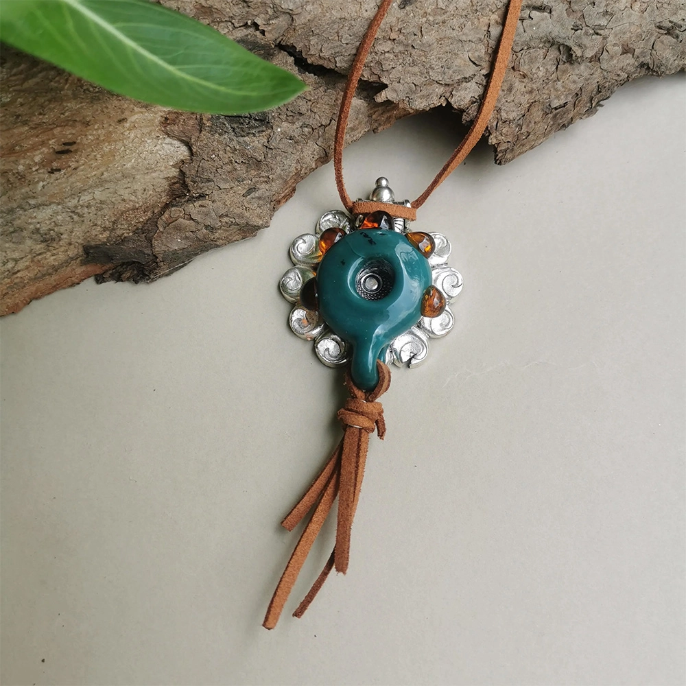 Rustic Horse Earth Series Necklace - Forest Jewel on itshemp.in