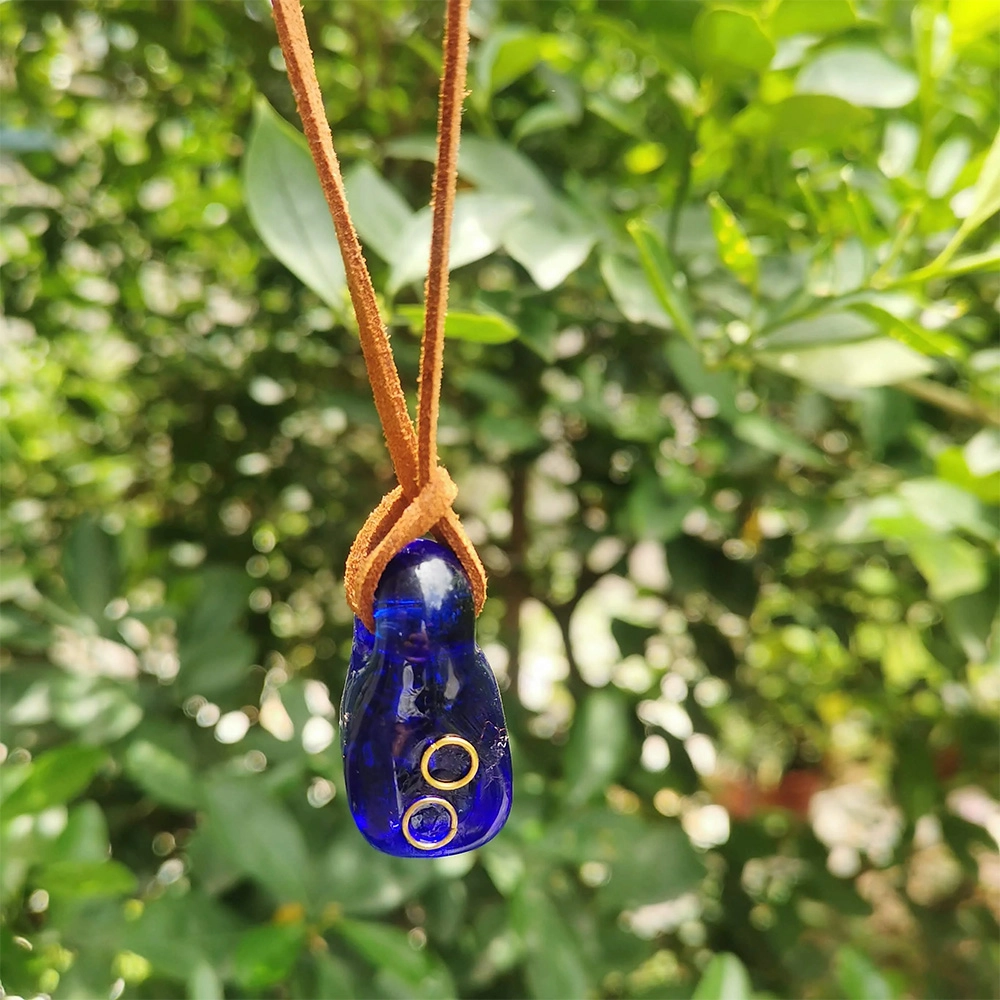 Rustic Horse Earth Series Necklace - Earth Charm Blue on itshemp.in