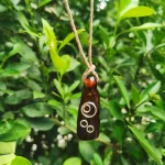 Rustic Horse Earth Series Necklace - Earth Charm Amber on itshemp.in