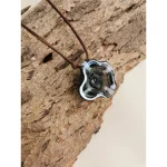 Rustic Horse Flower Series Necklace - Smoke Grey on itshemp.in