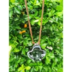 Rustic Horse Flower Series Necklace - Smoke Grey on itshemp.in