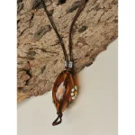 Rustic Horse Flower Series Necklace - Daisies on itshemp.in