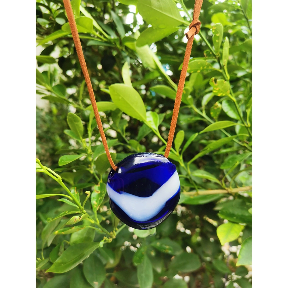 Rustic Horse Blue Reflections - Glass Necklace on itshemp.in