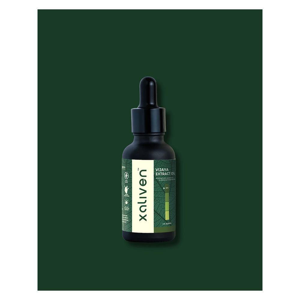 Xaliven Vijaya Full Spectrum Oil; Stress, Sleep & Pain Relief - CBD, THC & other Cannabinoids - 20%(6000mg) on itshemp.in