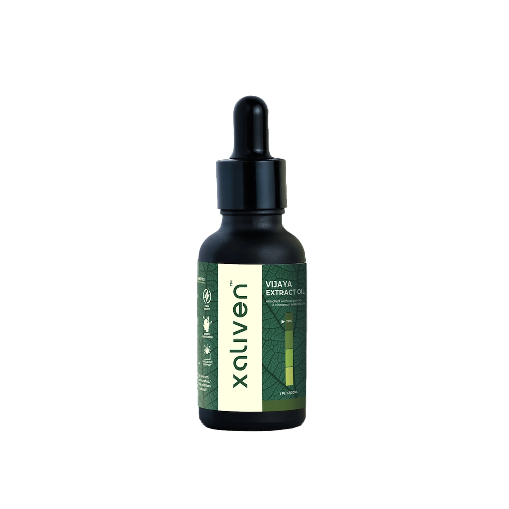 XL200004_5 Xaliven Vijaya Full Spectrum Oil; Stress, Sleep & Pain Relief - CBD, THC & other Cannabinoids - 20%(6000mg) on itshemp.in