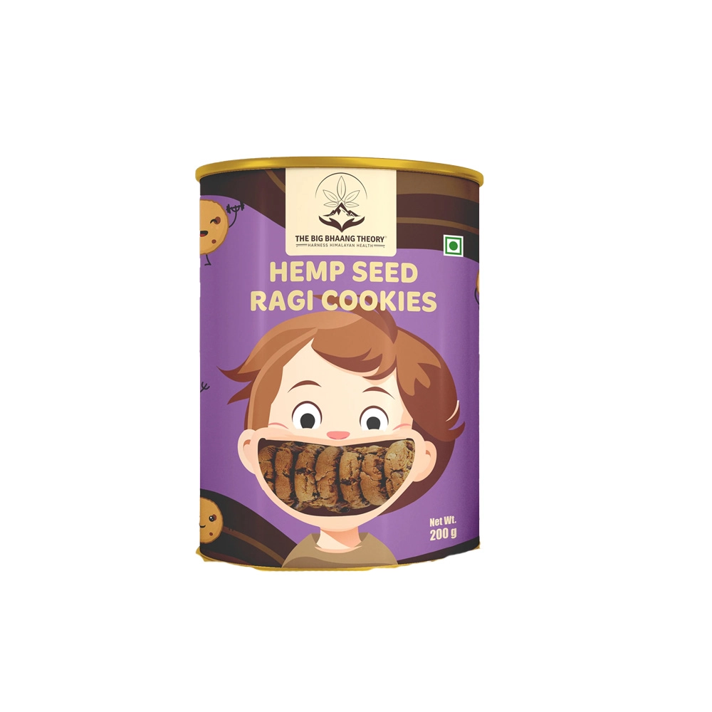 "The Big Bhaang Theory Hemp Seed Ragi Cookies, 200 gms " on itshemp.in