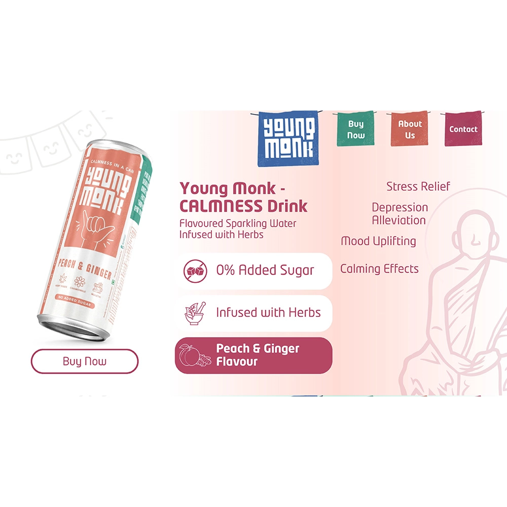 Young Monk - Peach Ginger - Image 3