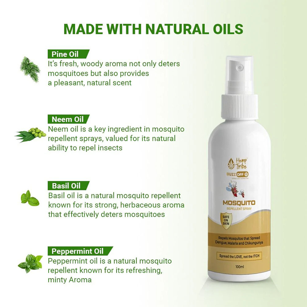 Hemp Tribe BuzzOff  Spray, 100ml - Image 3