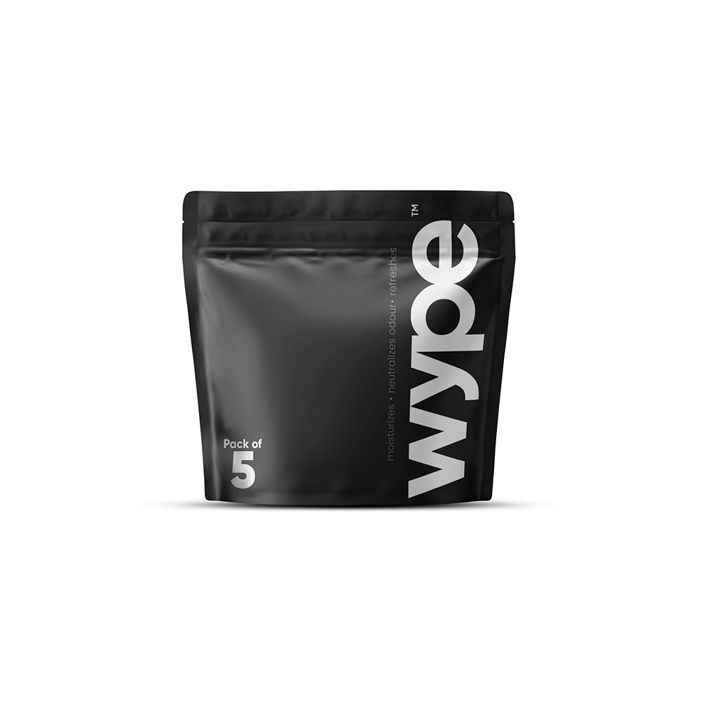 WP121001_1 Wype After Smoke Odour Neutralizing & Refreshing Wet Wipes (Pack of 5) on itshemp.in