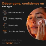 Wype After Smoke Odour Neutralizing & Refreshing Wet Wipes (Pack of 5) on itshemp.in