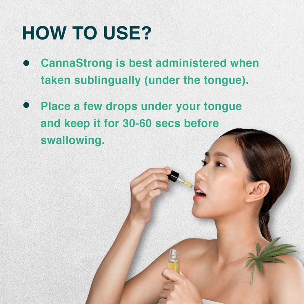 Cannavedic CannnaStrong THC+CBD Oil (2:1|THC:CBD) 3000mg ,30ml on itshemp.in