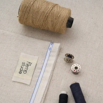 The Hemp Studio Hampa80 Hemp Fabric, Oatmeal on kitshemp.in