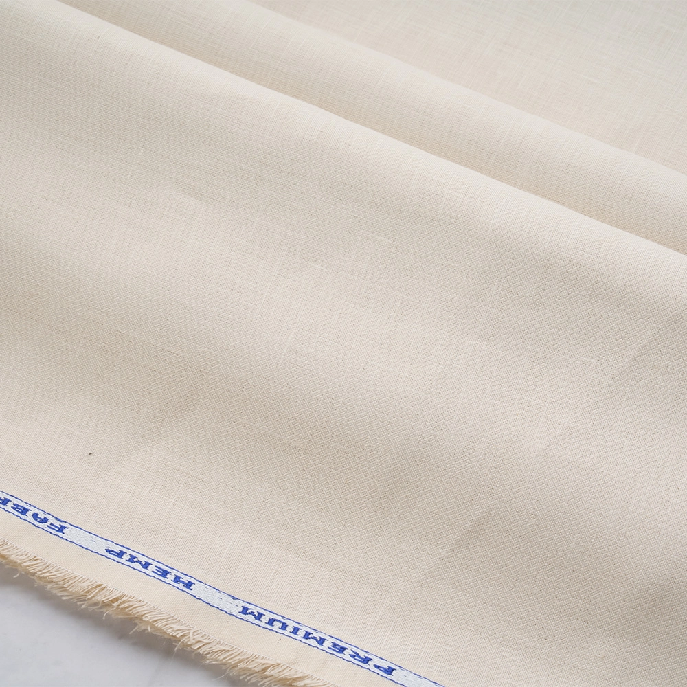 The Hemp Studio Canhamo Bone Cream Hemp Fabric, Bone Cream on itshemp.in