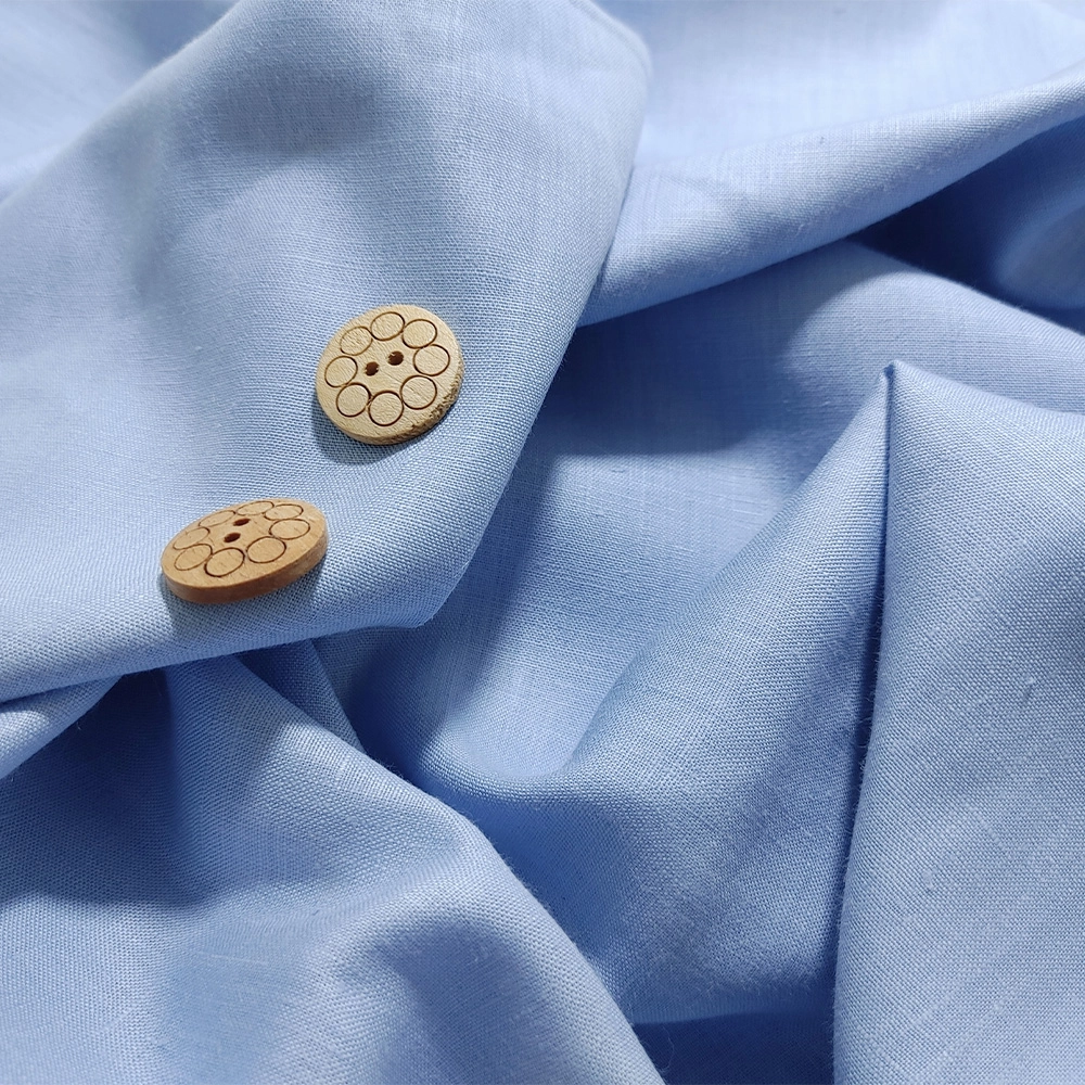 The Hemp Studio Canhamo Hemp Fabric, Blueberry on itshemp.in