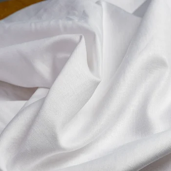 The Hemp Studio Kannabis Hemp Fabric, White on itshemp.in