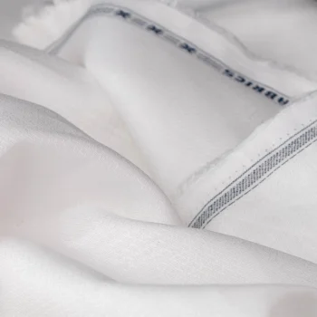 The Hemp Studio Makana – H4 Hemp Fabric, White on itshemp.in