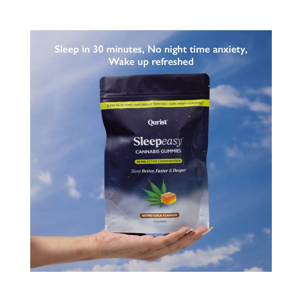 Qurist Sleepeasy Gummies (15 Gummies) on itshemp.in