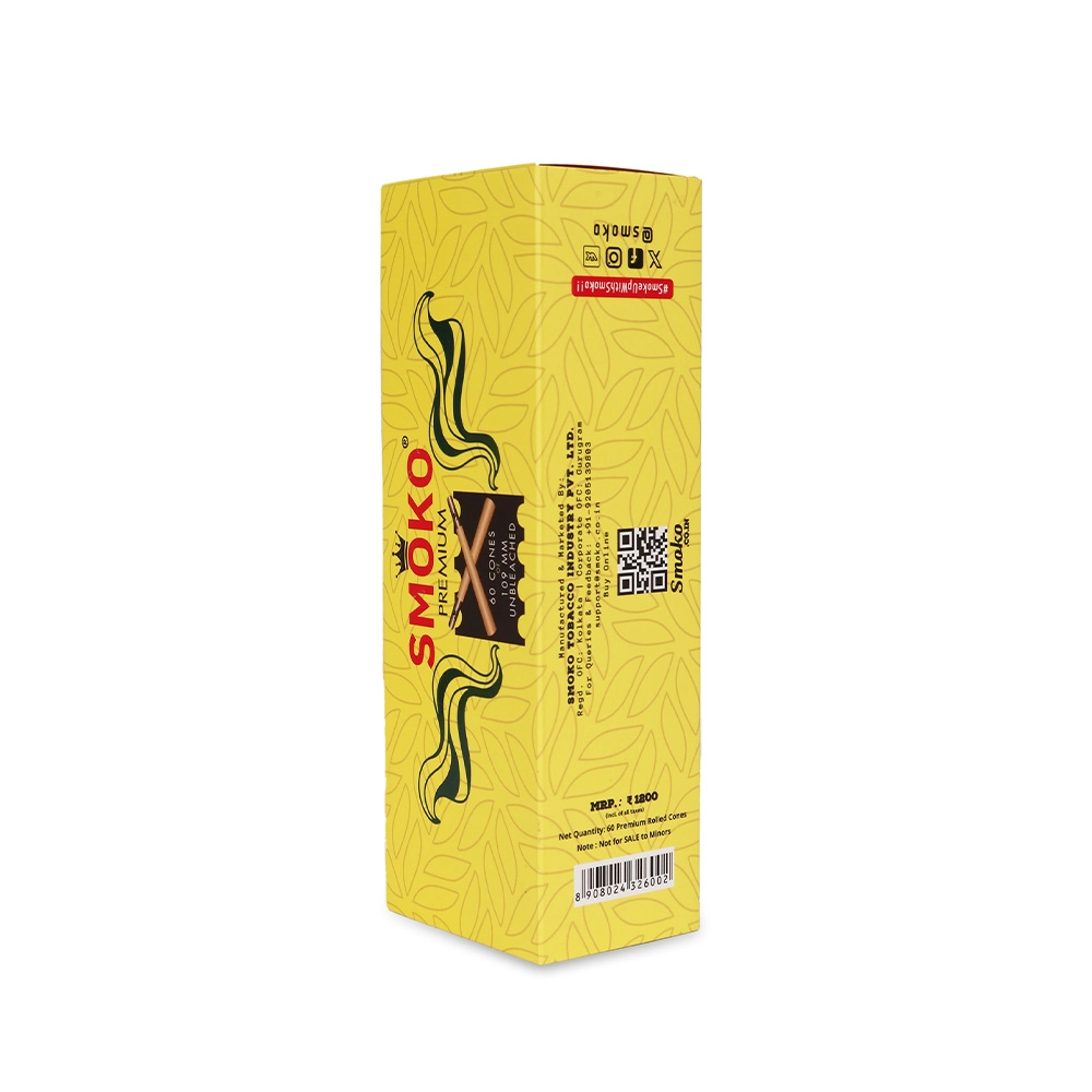 Smoko Premium 98mm Natural Pre Rolled Rolling Paper, 72 pack - Image 3