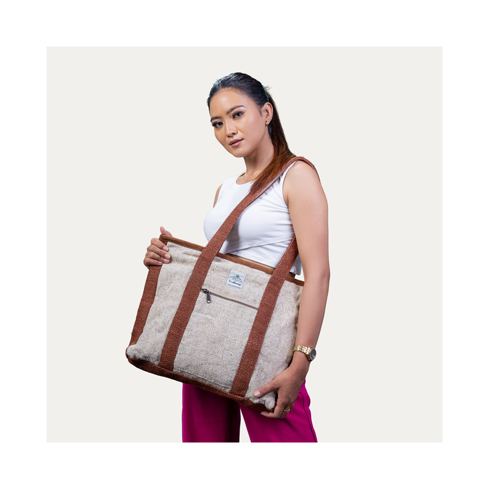 TruHemp Corporate Tote Bag, (Brown) on itshemp.in