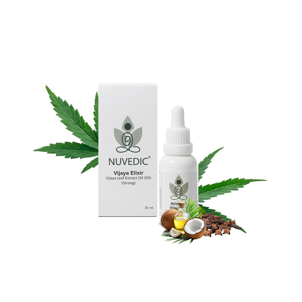 Nuvedic Vijaya Elixir Vijaya Leaf Extract Oil 20% (Strong) 30 ml - Image 1