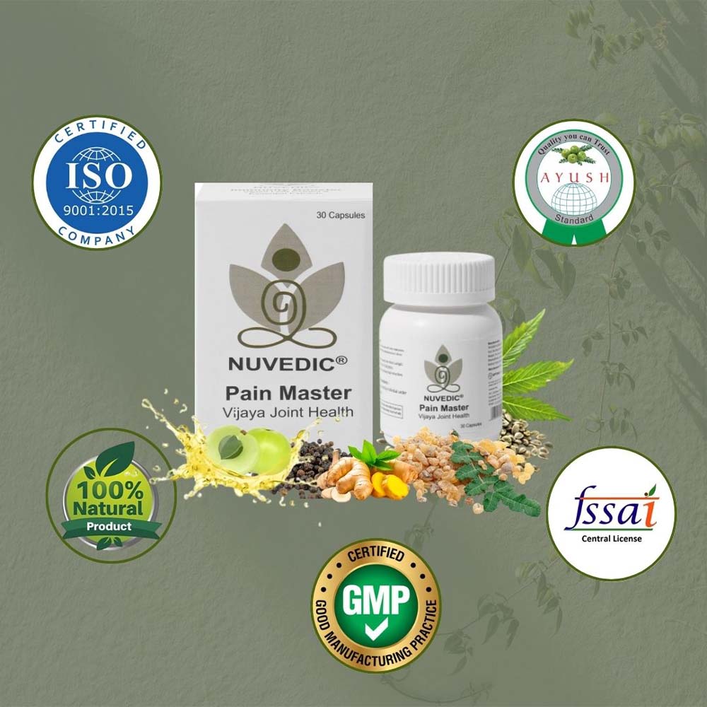 Nuvedic Pain Master Vijaya Joint Health, 30 Capsules - Image 3