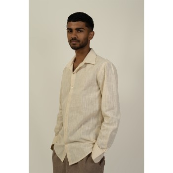 Hemis Classic Everyday Shirt, Light Beige on itshemp.in