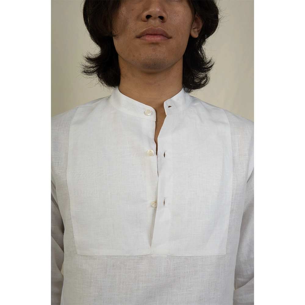 Hemis Pullover Shirt, Soft White on itshemp.in