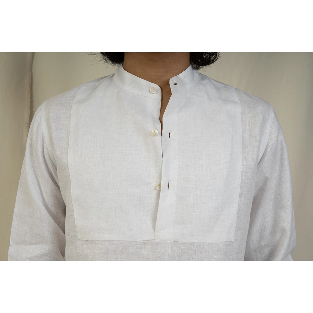 Hemis Pullover Shirt, Soft White on itshemp.in