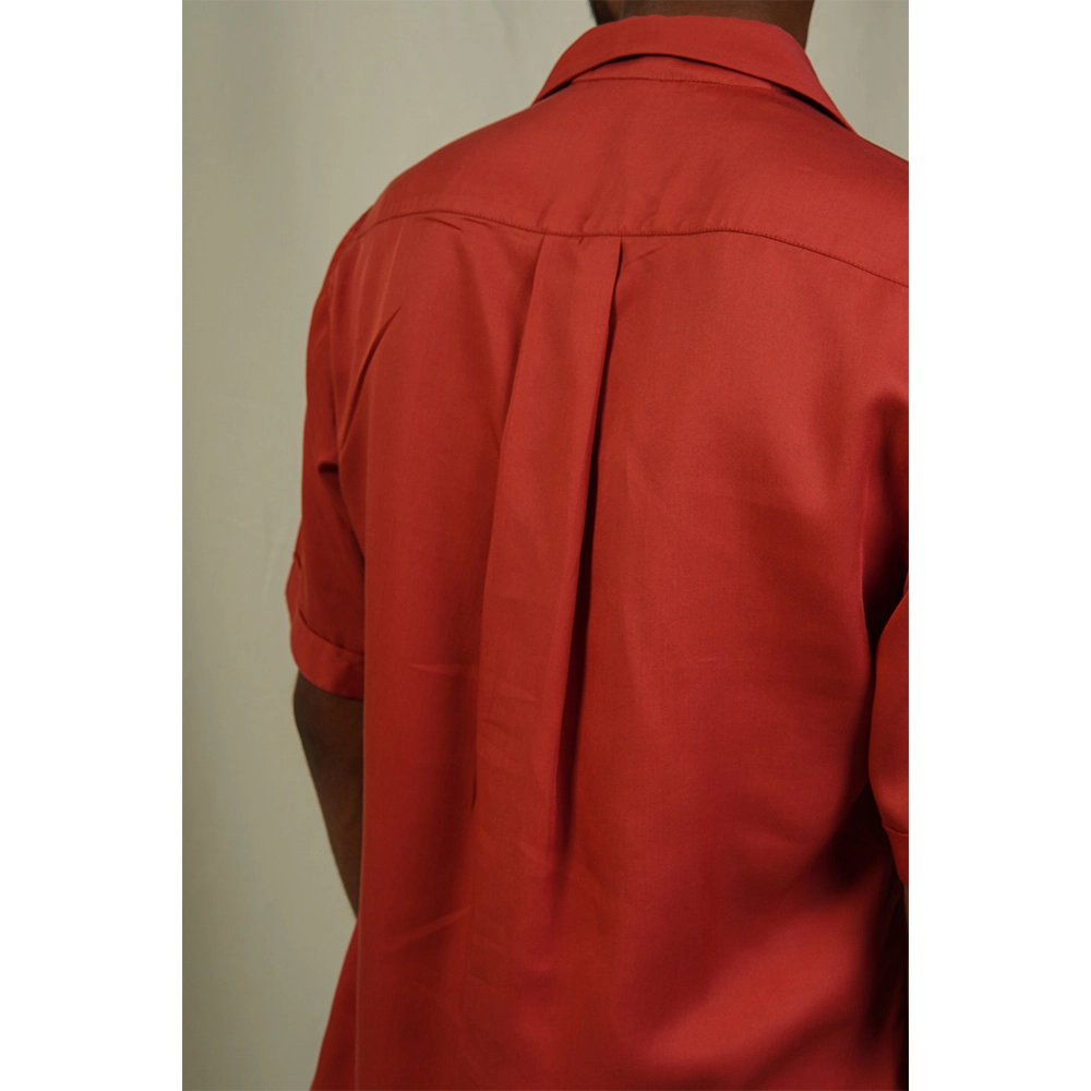 Hemis Pleated Placket Shirt, Astro Dust on itshemp.in