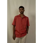 Hemis Pleated Placket Shirt, Astro Dust on itshemp.in