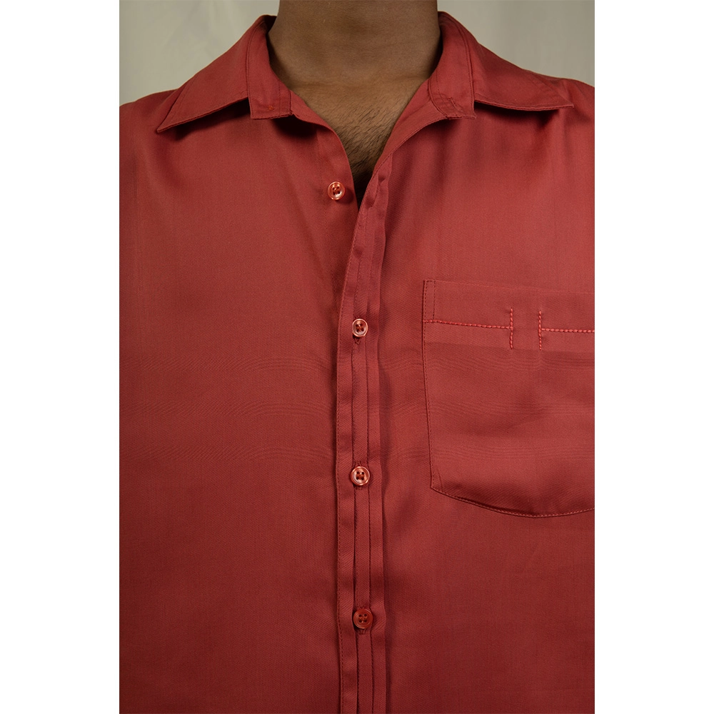 Hemis Pleated Placket Shirt, Astro Dust on itshemp.in
