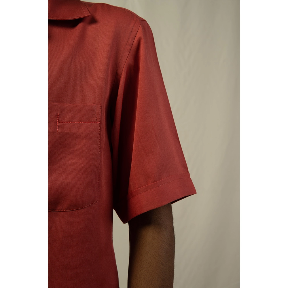 Hemis Pleated Placket Shirt, Astro Dust on itshemp.in