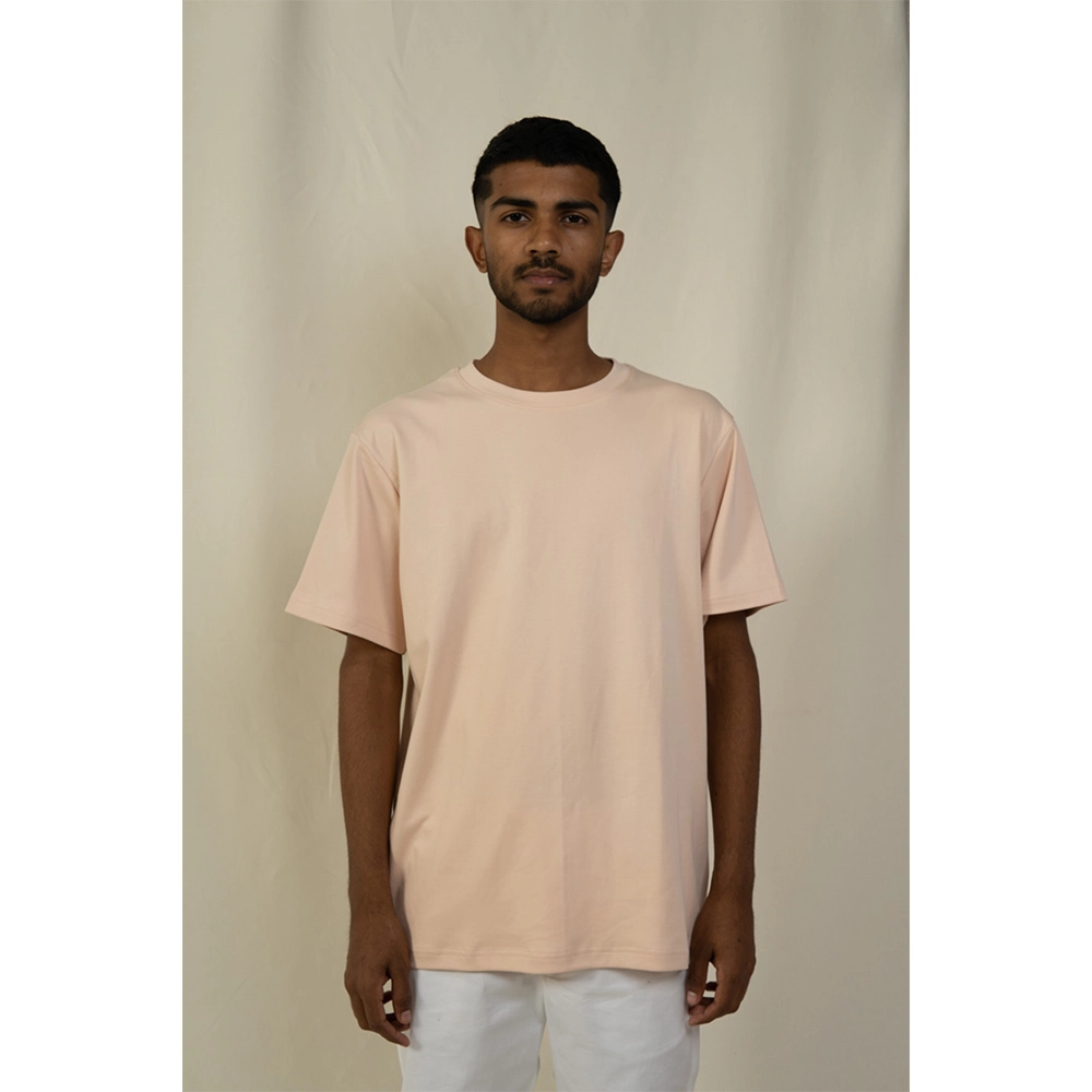 Hemis Round Neck T-Shirt, Nude Beige on itshemp.in
