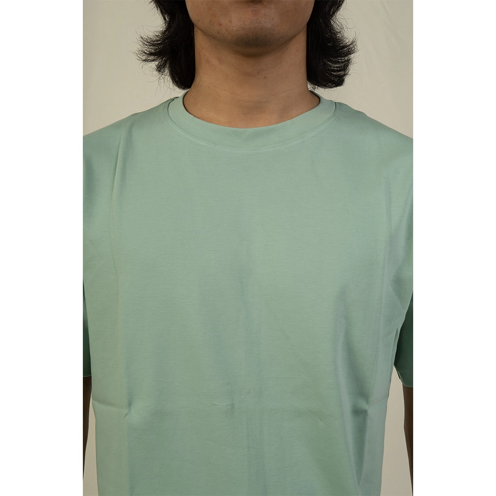 Hemis Round Neck T-Shirt, Sage Green on itshemp.in