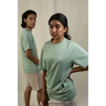 Hemis Round Neck T-Shirt, Sage Green on itshemp.in