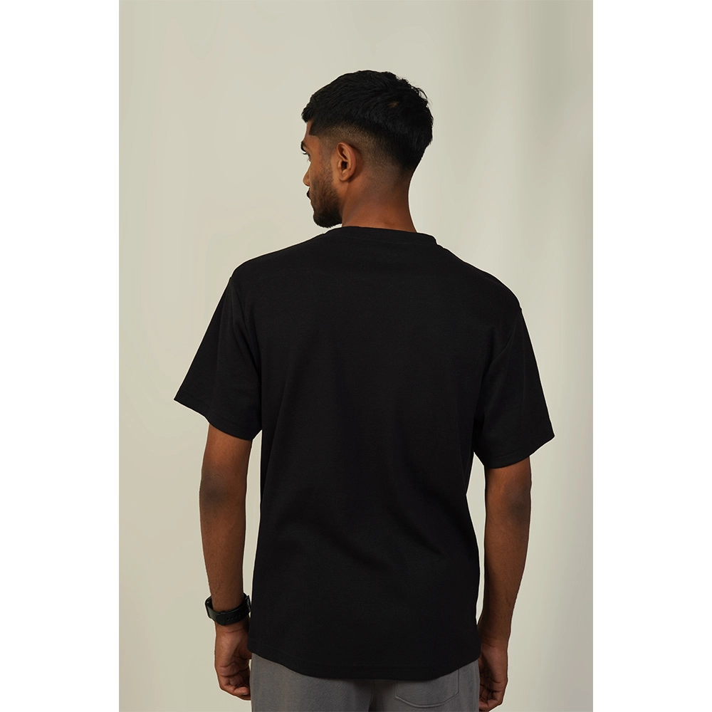 Hemis Crew Neck T-shirt, Cool Black on itshemp.in