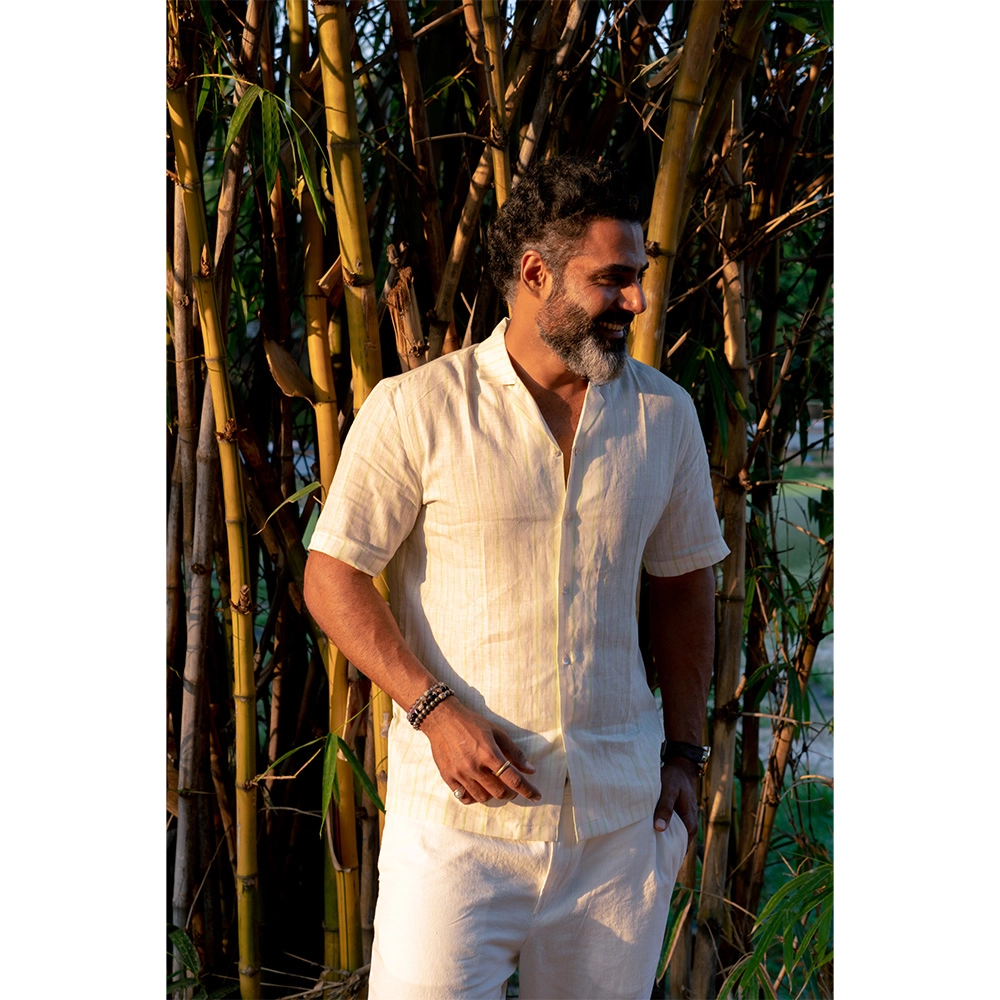 Hemis Lux Ray Contoured-Yoke Shirt on itshemp.in
