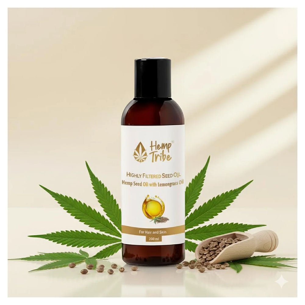 Hemp Tribe Highly Filtered Seed Oil, 200 ml - Image 2