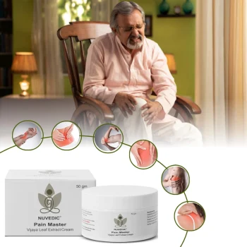 Nuvedic Pain Master Vijaya Leaf Extract Cream, 50gm on itshemp.in